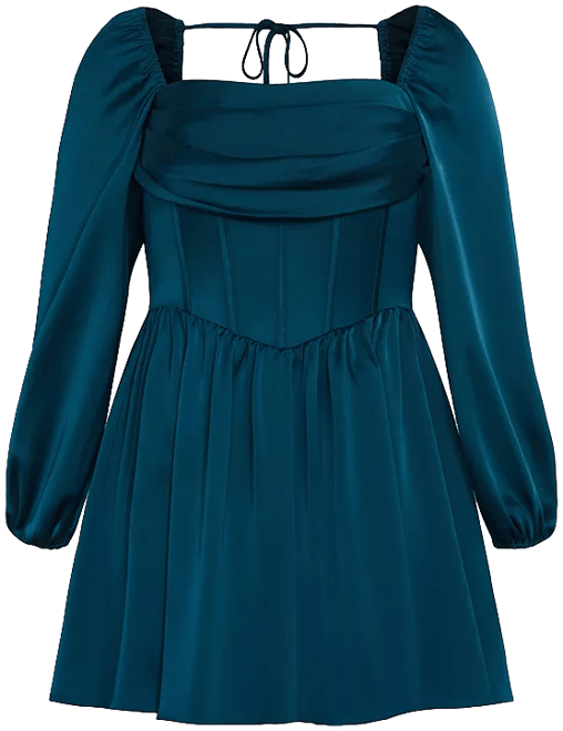 Plus Size Flirty Corset Dress