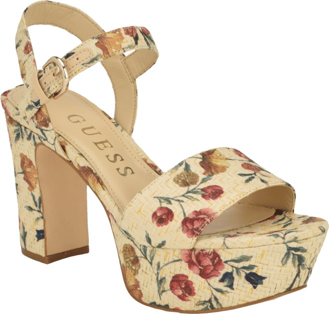 Women's Haldemiy Two Band Ankle Strap Platform Dress Sandals