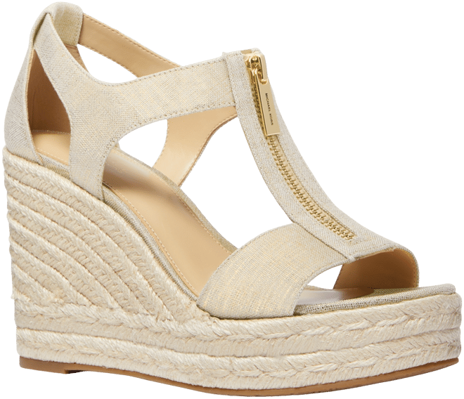Michael Kors☆Berkley 100mm ウェッジ エスパドリーユ♪送料込 Michael Kors Berkley Zipper Espadrille Platform Wedge