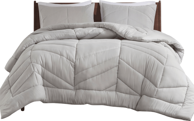 Remy Quilted Chevron 3-Pc. Comforter Set, Full/Queen