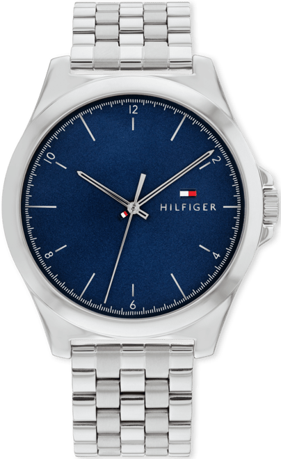 Men's Quartz Silver Stainless Steel Watch 42mm