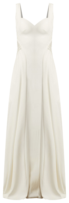 Tadashi Shoji Callaway Draped Open Back Gown | Bloomingdale's