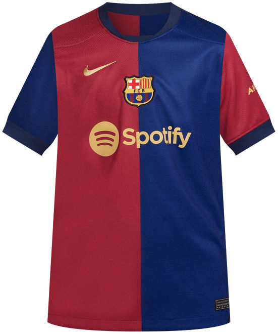 F.C. Barcelona 2024/25 Stadium Home Older Kids' Nike Dri-FIT Football Replica Shirt