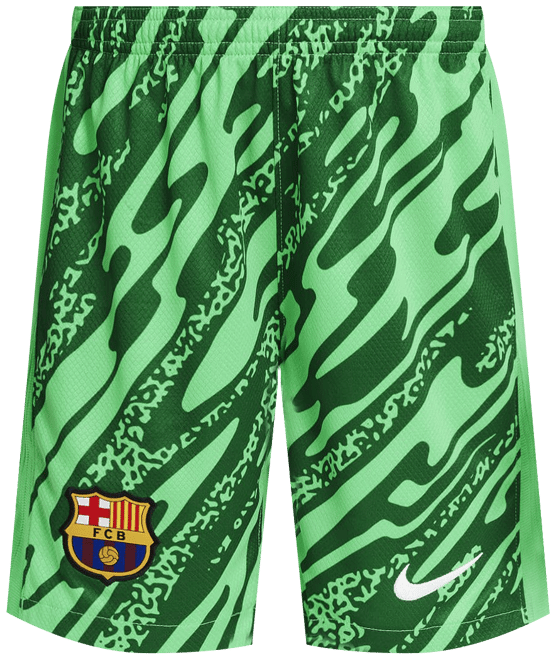 FC Barcelona 2024/25 Stadium Goalkeeper Nike Replika-Fußballshorts mit Dri-FIT-Technologie (ältere Kinder)