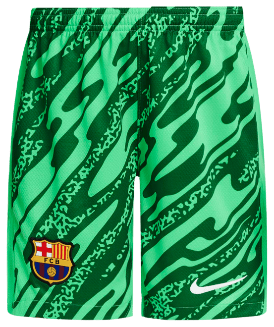 FC Barcelona 2024/25 Stadium Goalkeeper Nike Replika-Fußballshorts mit Dri-FIT-Technologie (ältere Kinder)
