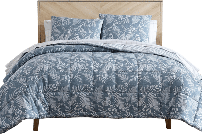 Fern Garden Reversible 2 Piece Comforter Set, Twin