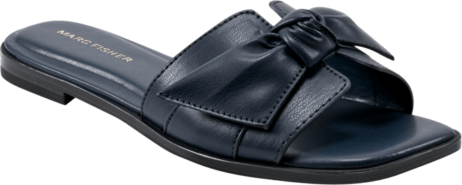 Women's Finey Square Toe Slip-On Flat Sandals