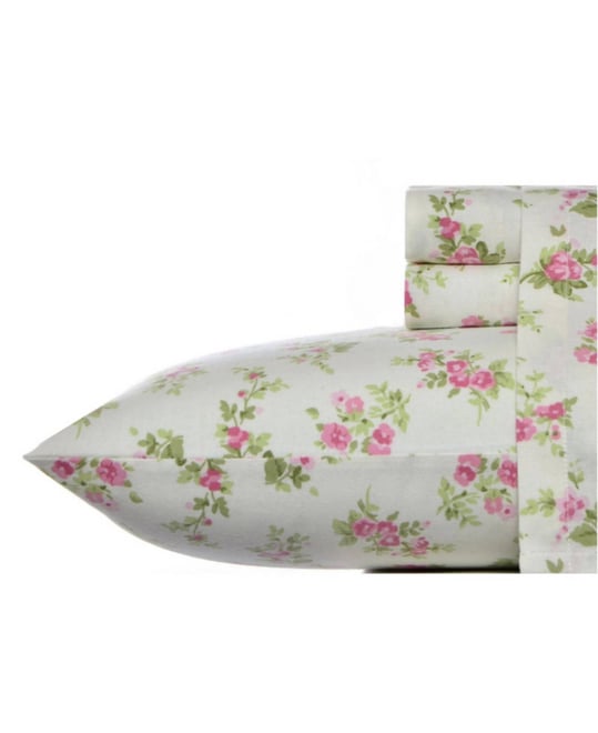 Cotton Flannel 4-Piece Sheet Set, Queen