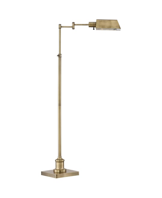 , Jenson Swing Floor Lamp, Brass