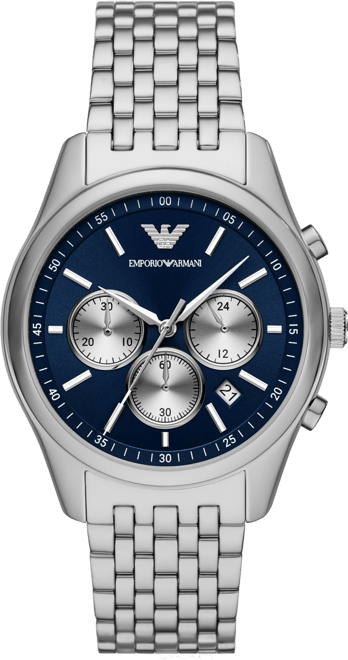 Men's Chronograph Stainless Steel Bracelet Watch 41mm