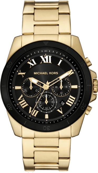 Michael Kors Men's Alek Chronograph Gold-Tone Stainless Steel