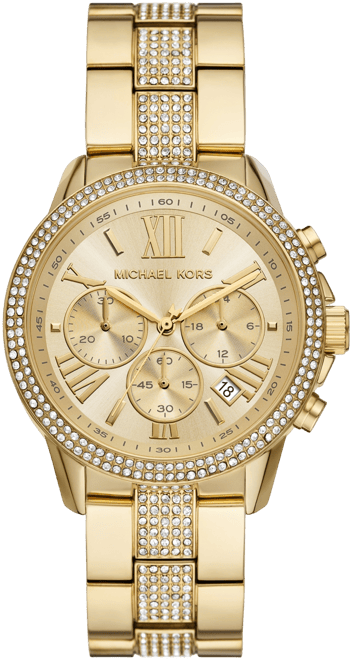 MICHAEL KORS MK3584 ゴールド 時計 Michael Kors Women's Brynn Chronograph Gold-Tone Stainless