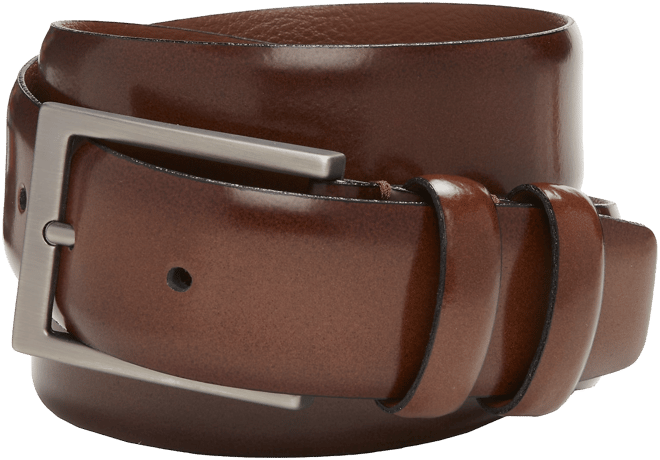 Joseph Abboud Double Loop Marbleized Leather Belt | Belts