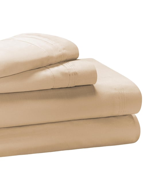1000-tc Egyptian Cotton Solid Deep Pocket Sheet Set, California King