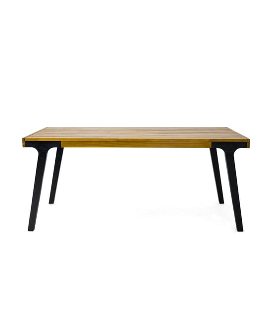 Streamdale Modern Acacia Dining Table, Seats 5