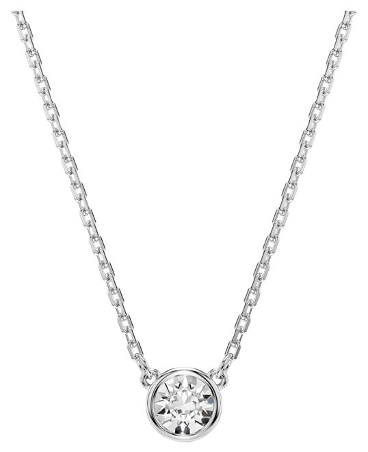 ネックレス・ペンダント SWAROVSKI Imber rhodium necklace 5696039 Imber Pendant, Round Cut, White, Rhodium Plated 5696039