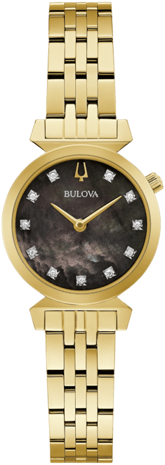 Women's Regatta Diamond Accent Gold-Tone Stainless Steel Bracelet Watch 24mm