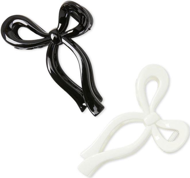 Bow Claw Hair Clip 2-Pack