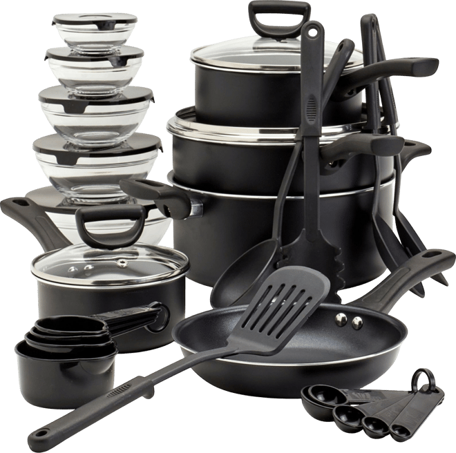 32-Pc. Nonstick Aluminum Cookware Set