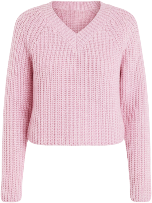 Women's V-neck Knit Sweater