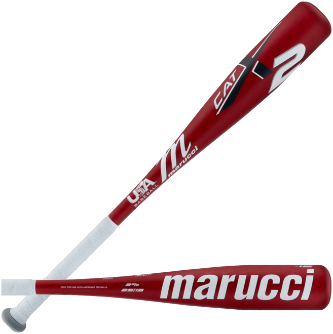 Batte Marucci Cat X2 – 34 Po / 31 Oz – Manche Rondelle – 2 5/8 Pouces – BBCOR