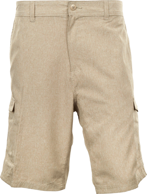 Burnside Mens Heathered Microfiber Cargo Shorts Bealls Florida