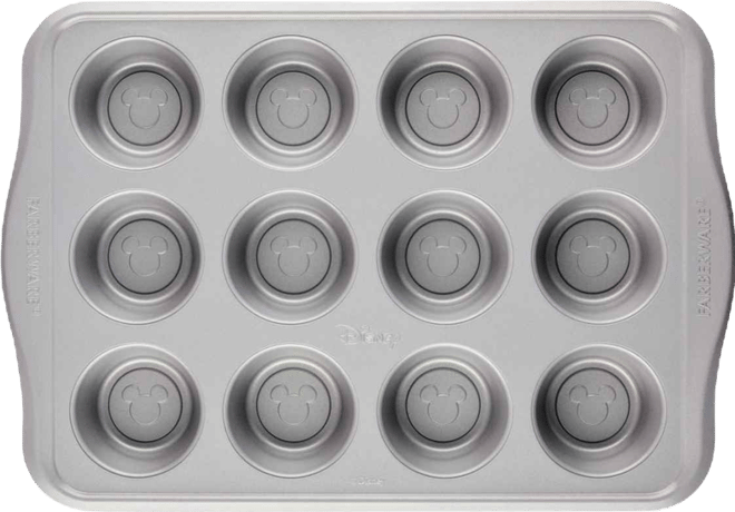 Bake with Mickey Mouse 12-Cup Muffin Pan