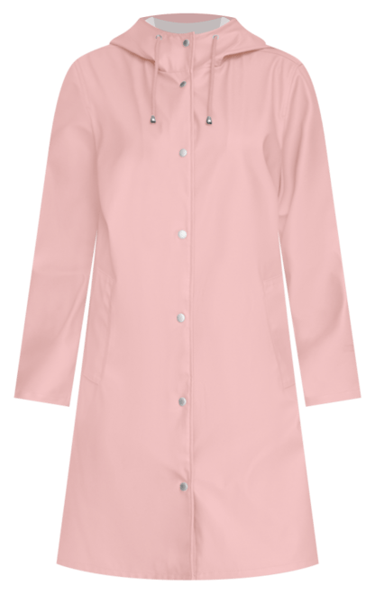 Women's Long Hooded Rain Coat