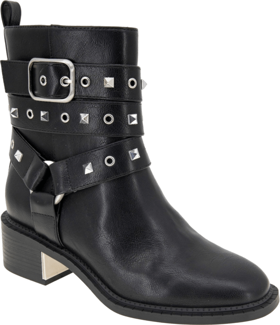 Lucky Brand Leather Ankle Moto retailer Harness Boots