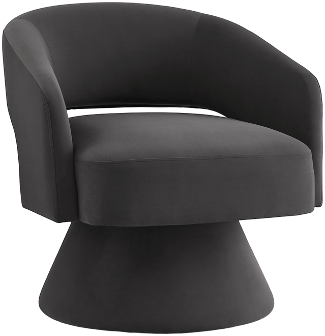 Simplie Fun Modern Swivel Accent Chair: Velvet Comfort, 360° Rotation
