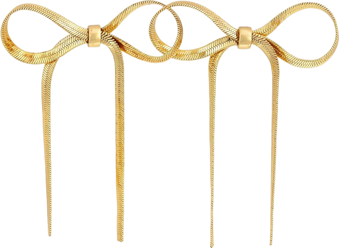 Dauplaise Jewelry Bow Post Stud Earrings