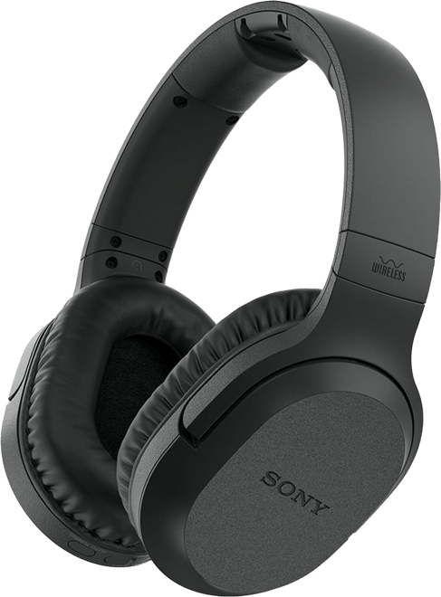 Wh-RF400 Wireless Over-Ear Home Theater Headphones (Black)