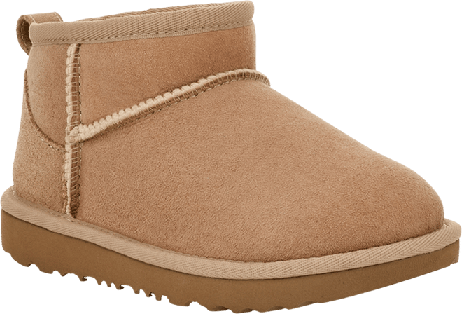 UGG® Kids Classic Ultra Mini Twinface Sheepskin Booties - Macy's