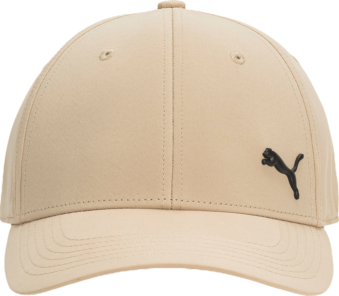 Men's Alloy Solid Color Cat Logo Stretch Fit Cap