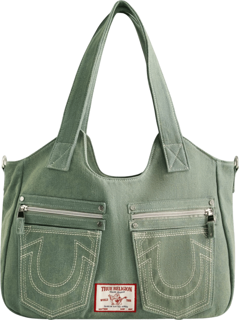 Horseshoe Stitch Satchel Bag