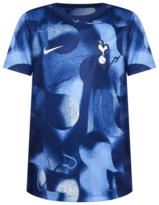 Tottenham Hotspur Academy Pro Playera de fútbol de manga corta Nike Dri-FIT para antes del partido para niños talla grande