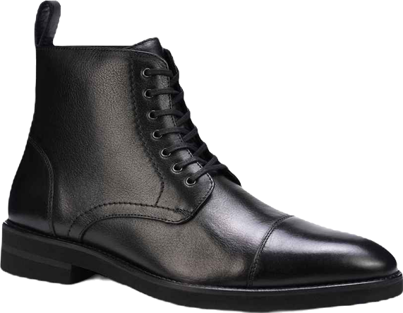 Men's James Lace-up Casual Leather Dress Boots