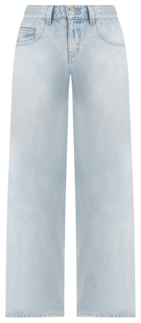 Women's Super-Low Double-Button Relaxed-Fit Denim Jean