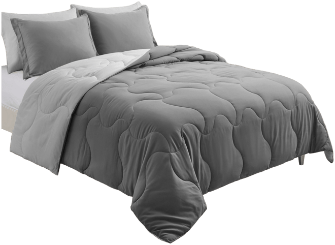 Reversible Soft Brushed Down Alternative Blanket, King