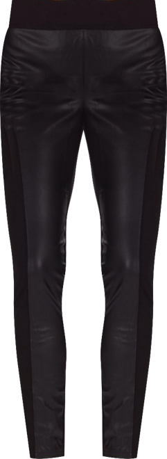 Women's Marea Chic Faux Leather Cotton Blend Fashion Leggings