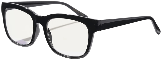 Black Rectangular Reading Glasses