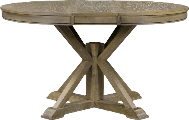 Streamdale Retro Extendable Oak Dining Table with 12" Leaf