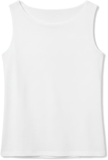 Petite Sleeveless Boat-Neck Tank Top, Created for Macy's