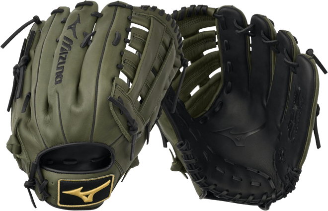 ミズノ　外野軟式グローブ　USAコレクション　MVPプライム　グリーン14インチ ミズノ 外野軟式グローブ USAコレクション MVPプライム グリーン