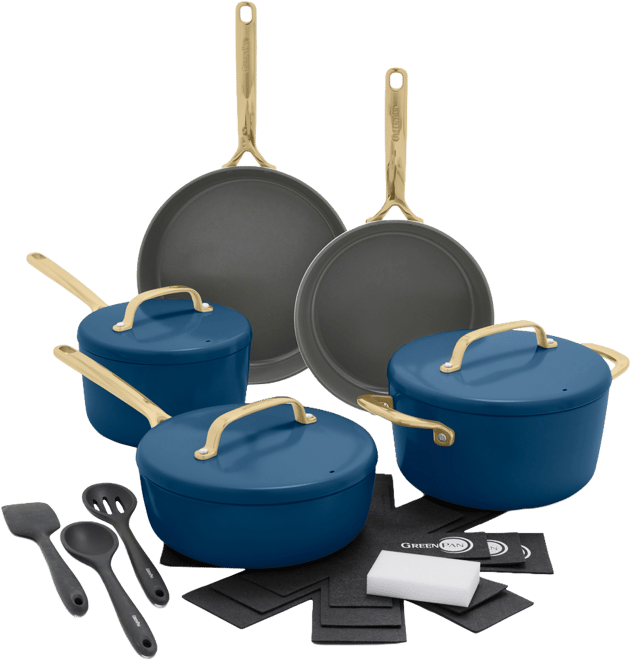GP5 Champagne Healthy Ceramic Nonstick 11-Piece Set