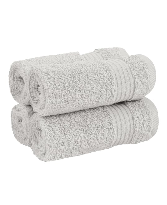 Bekos Premium 100% Turkish Cotton 4-Piece Washcloth Set