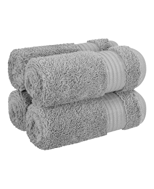 Bekos Premium 100% Turkish Cotton 4-Piece Washcloth Set