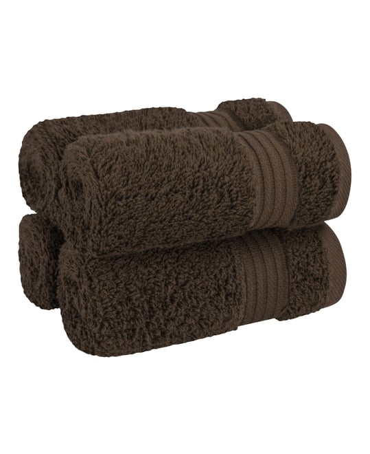 Bekos Premium 100% Turkish Cotton 4-Piece Washcloth Set