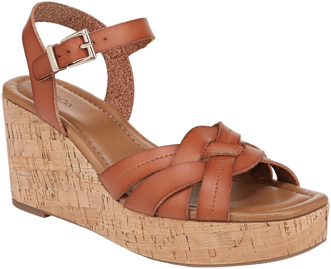 Ankle strap espadrille wedge sandals online