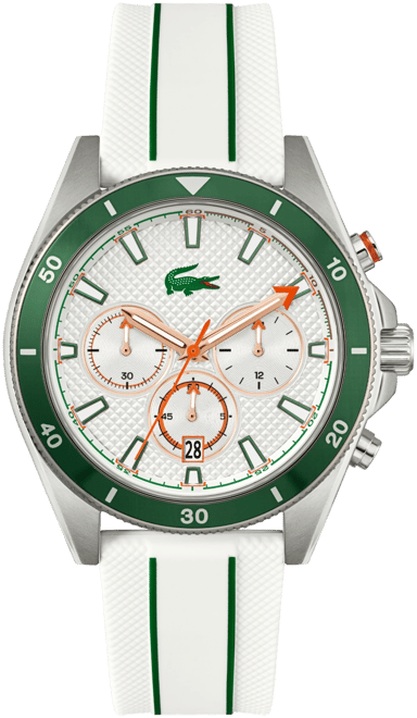 Men's Mainsail White Silicone Watch 43mm